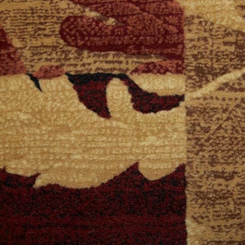 Home Dynamix Catalina Pierre Contemporary Modern Area Rug 7\'10\"x10\'2\" Geometric Brown Red Beige - Thumbnail 3