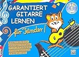 anfangsunterricht mathematik material mit Gitarrenplektrum Garantiert Gitarre lernen für Kinder (+CD) inkl. Plektrum -- kinderleicht Akkorde und Noten lernen mit über 60 Kinderliedern und Internet Unterstützung, für Kinder ab 6 Jahre (Noten/sheet music)