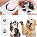 Pfotenabdruck Set Hund Katze, Taricor Baby Fussabdruck Set, 2pcs Fußabdruck Baby mit 2 Fotorahmen 4 Karten, ohne Kontakt zur Farbe, Baby Handabdruck und Fußabdruck, Geschenk für Haustiere Besitzer