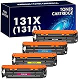 Packungsinhalt: 1 x Schwarz CF210X, 1 x Cyan CF211A, 1 x Gelb CF212A, 1 x Magenta CF213A