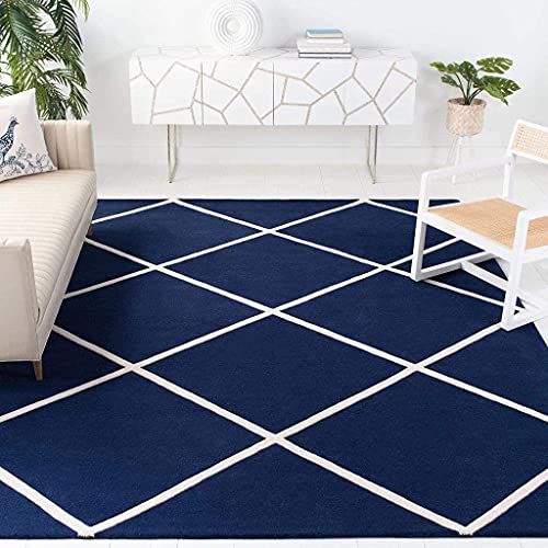 Image of Mordern Design Handmade Tufted Carpet Pure Woollen Export Quality Carpet for Living Room, Bedroom Hall [ Size 12 x 12 Square, Color Multi F3 ]