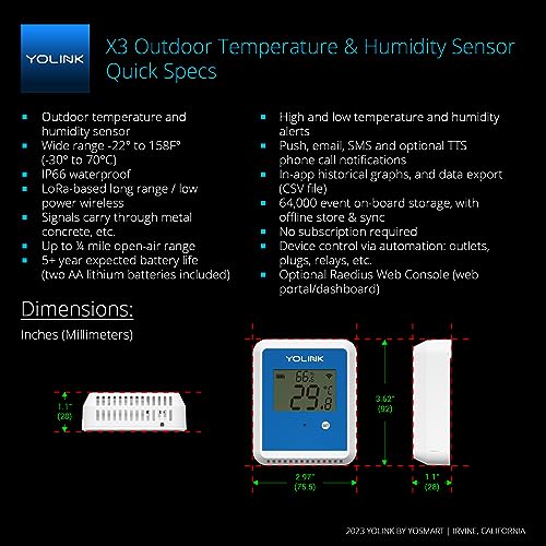 YoLink-X3-Outdoor-Temperature-and-Humidity-Sensor-with-Data-Logger-Thermometer-14-Mile-Range-5-Years-Battery-Life-Emails-Text-App-Alerts-Alexa-IFTTT-Hub-Required