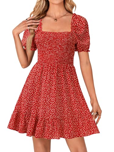 Image of Rooscier Women's Summer Boho Mini Dress