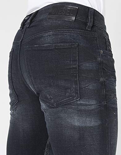 Jean skinny Sleenkerx pantalon denim stretch ajusté homme noir - 6