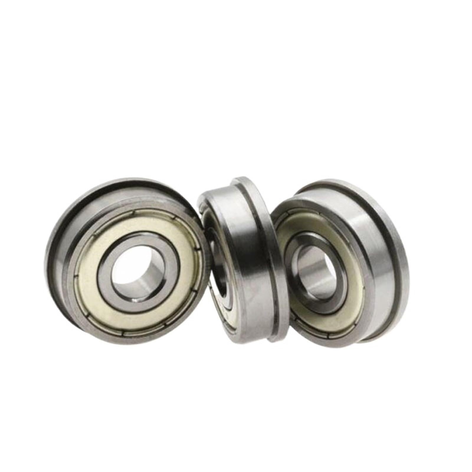Rodamiento, F6700ZZ F6701-2RS F6702ZZ 2RS F6703ZZ F6704ZZ F6705ZZ 5/10 Uds rodamiento de brida rodamientos bolas con bridas ranura profunda doble blindaje(F6701zz 12x18x4mm,5PCS)