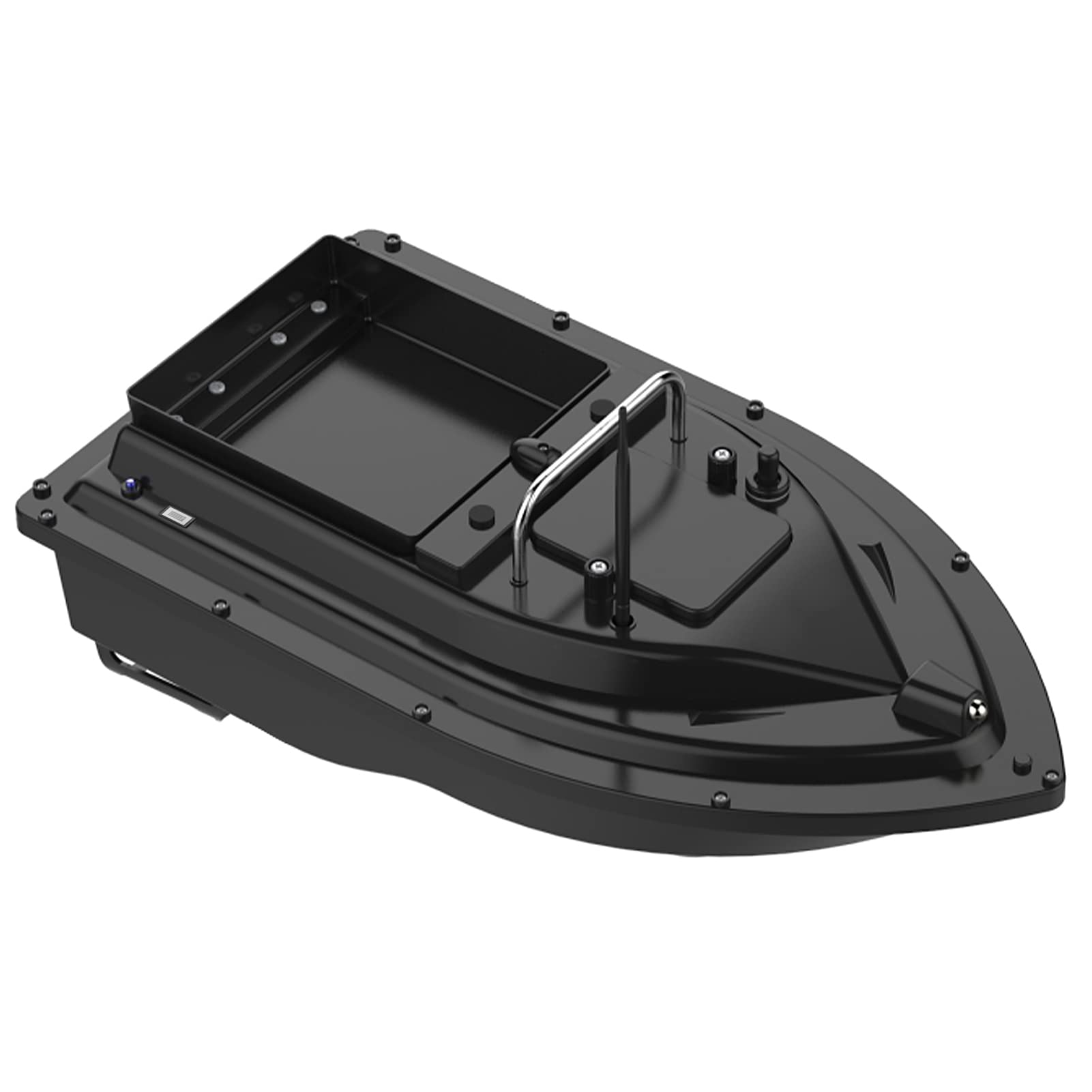 Kavolet Bote de Cebo de Pesca de 500 m, Barco alimentador teledirigido, Bote de Cebo GPS, Carga de 2 kg, Barco de Cebo con Gran depósito de Cebo, Barco de Cebo automático, batería Recargable de 10000