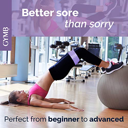 3 Fabric Resistance Bands for Legs and Butt, Loop Exercise Bands, Booty Workout Bands for Women, Glute Bands, Non Slip Squat Bands with 3 Resistant Levels, Video Included - Thumbnail 5