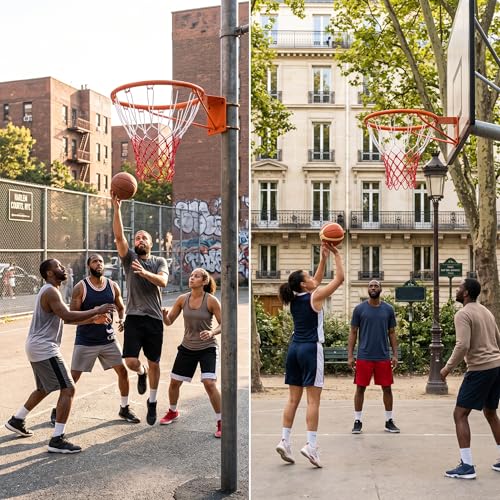 Aro de baloncesto resistente de 45cm con amortiguación reforzada de pared 2
