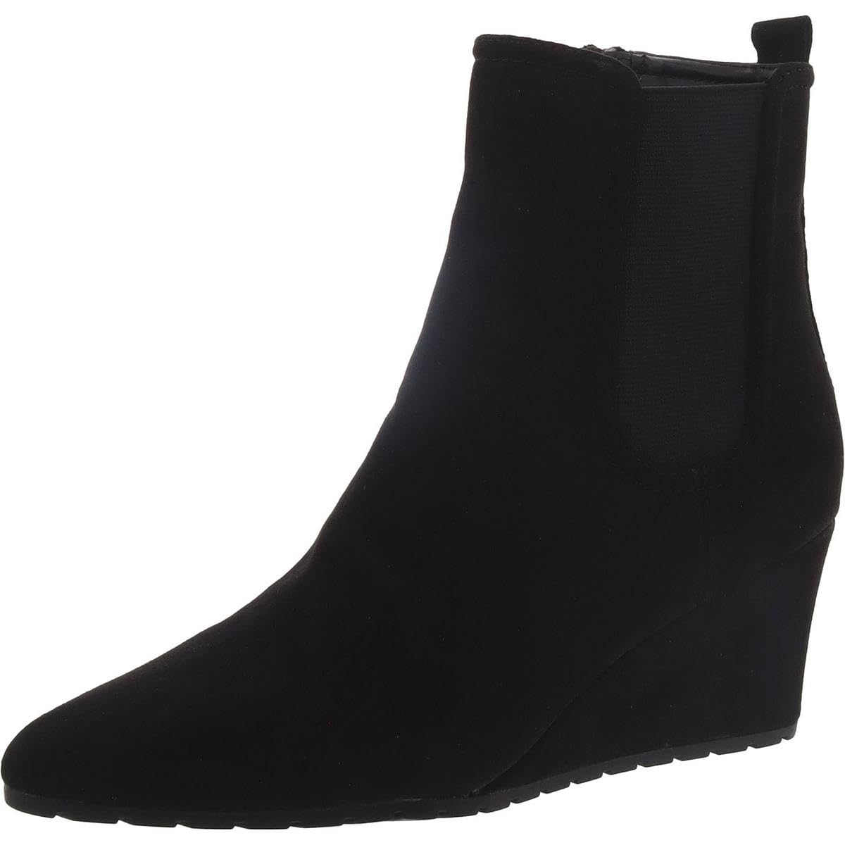 Anne Klein Womens Valore Zipper Pointed Toe Booties