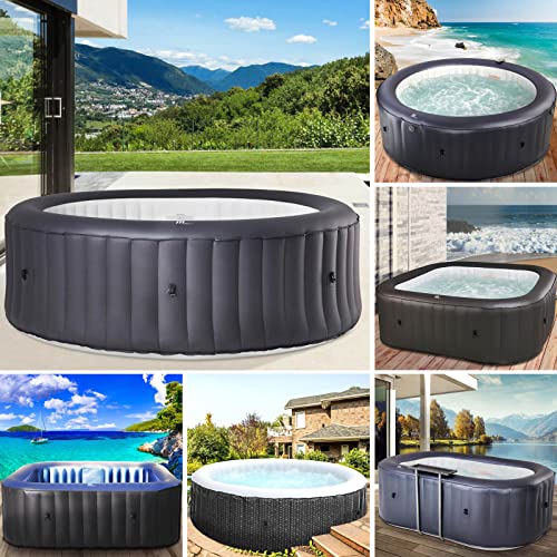 BRAST Whirlpool aufblasbar MSpa | 4-8 Personen | viele Modelle rund und eckig | Ø 125-224cm | In-Outdoor Pool | bis zu 144 Massagedüsen | (ALT)