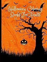 Halloween Coloring Books For Adults B08DBYHBH1 Book Cover