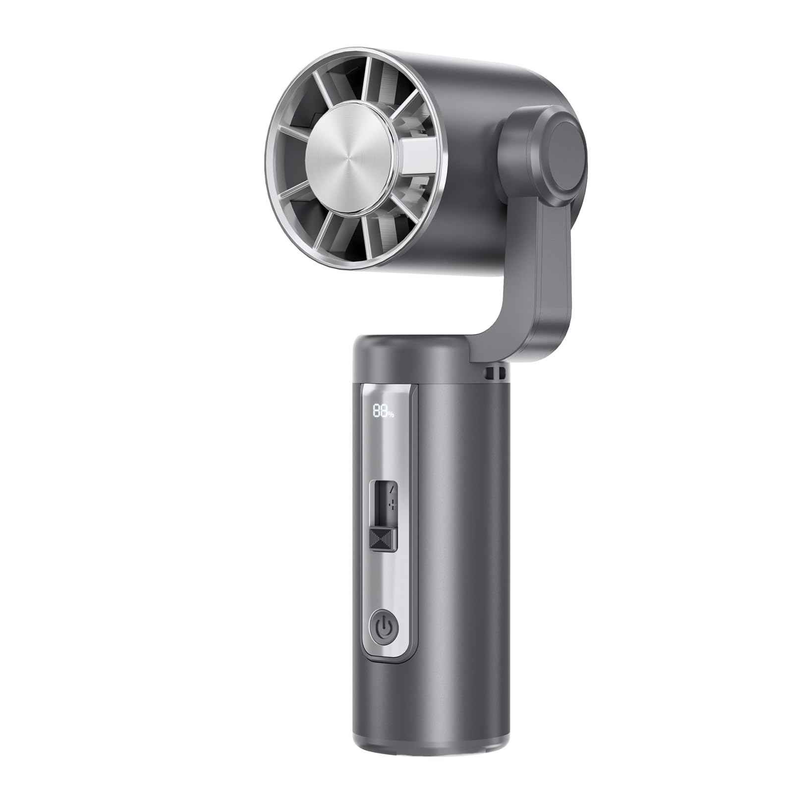 TAZIZI Portable Handheld Desk Fan Rechargeable Personally Cooling Fan for Outdoor Activities, Travel, Working Easy to Carry Rechargeable Cooling Desk