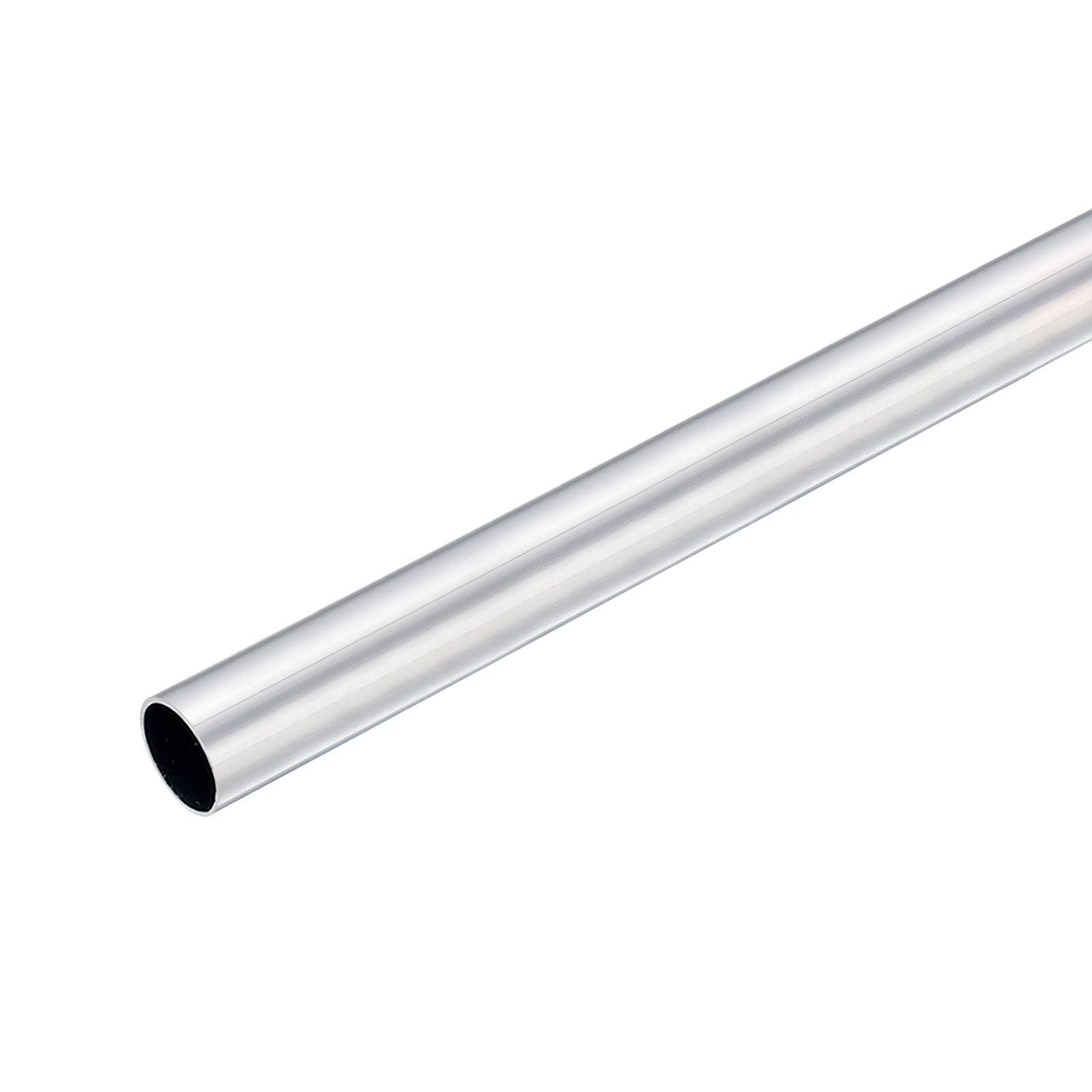 uxcell 6063 Aluminum Round Tube, 17mm OD 15mm Inner Dia 400mm Length Pipe Tubing for Industry DIY Projects
