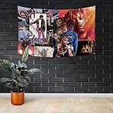 DecrPlus Juic Flag 3x5ft Wrld Goodbye Good Riddance Rapper Tapestry Magic Car Wall Hanging Banner Bedroom Living Room Dorm Garage Man Cave Decoration (HD Printing, Durable 150D Polyester)