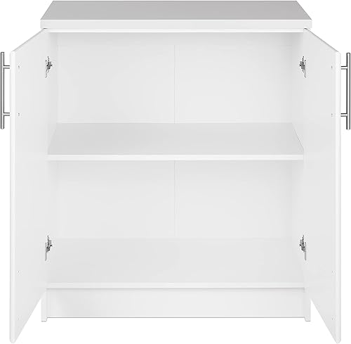 Miniatura 9 de Prepac Elite - Armario de almacenamiento de 32 pulgadas, gabinete de almacenamiento blanco, gabinete base, gabinete de baño con 1 estante ajustable