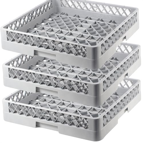 Panier lave-vaisselle commercial 50x50 tasses et verres grossiers sans compartiment