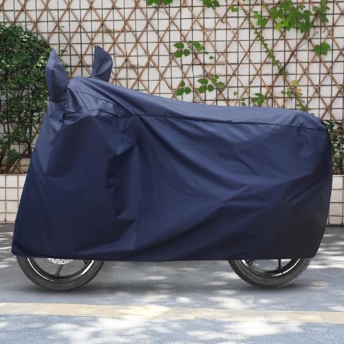 Image of FABTEC Motorcycle Bike Body Cover for Mahindra Mojo (Blue)