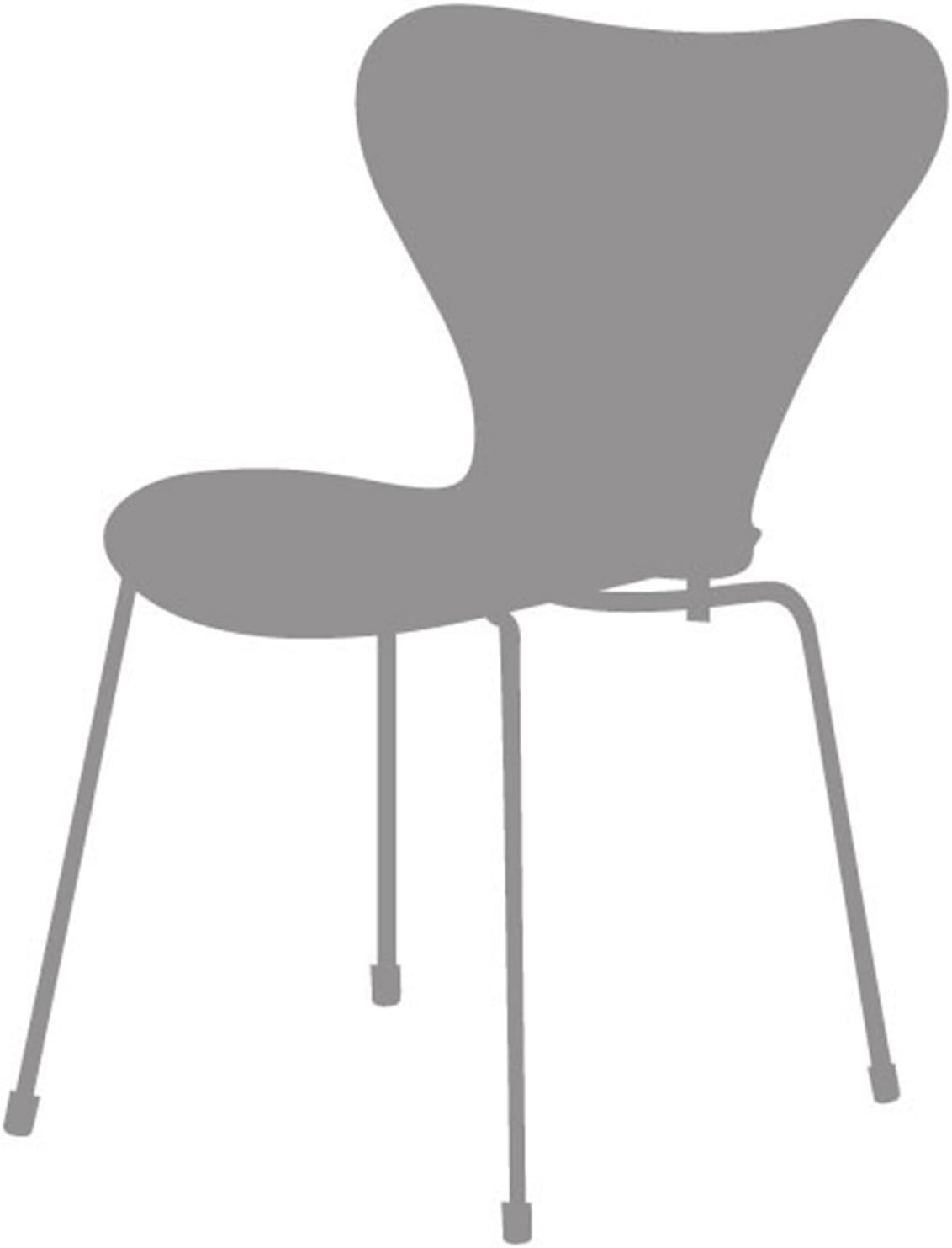 WallStyle+ Wall Sticker Chair 17.7 x 19.7 inches (450 x 500 mm), ws-204 Medium Gray
