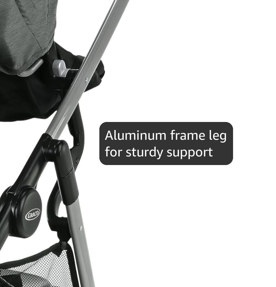 Graco Ready2Grow LX 2.0 Double Stroller Features Bench Seat and Standing Platform Options, Clark