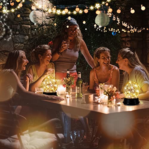 Deluxsa Globe Led Table Lamp Mothers Day Birthday Gifts For Women Mom Grandma Wife, Romantic Atmosphere Night Light For Living Room Mom Gifts Christmas Decor Birthday Gift #TOP2