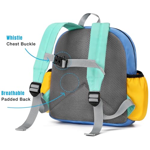 Image of STEAMEDBUN Toddler Backpack for Boys 2-4: Kids Backpack Boys Girls - Preschool Kindergarten Daycare Backpacks - 12 inch
