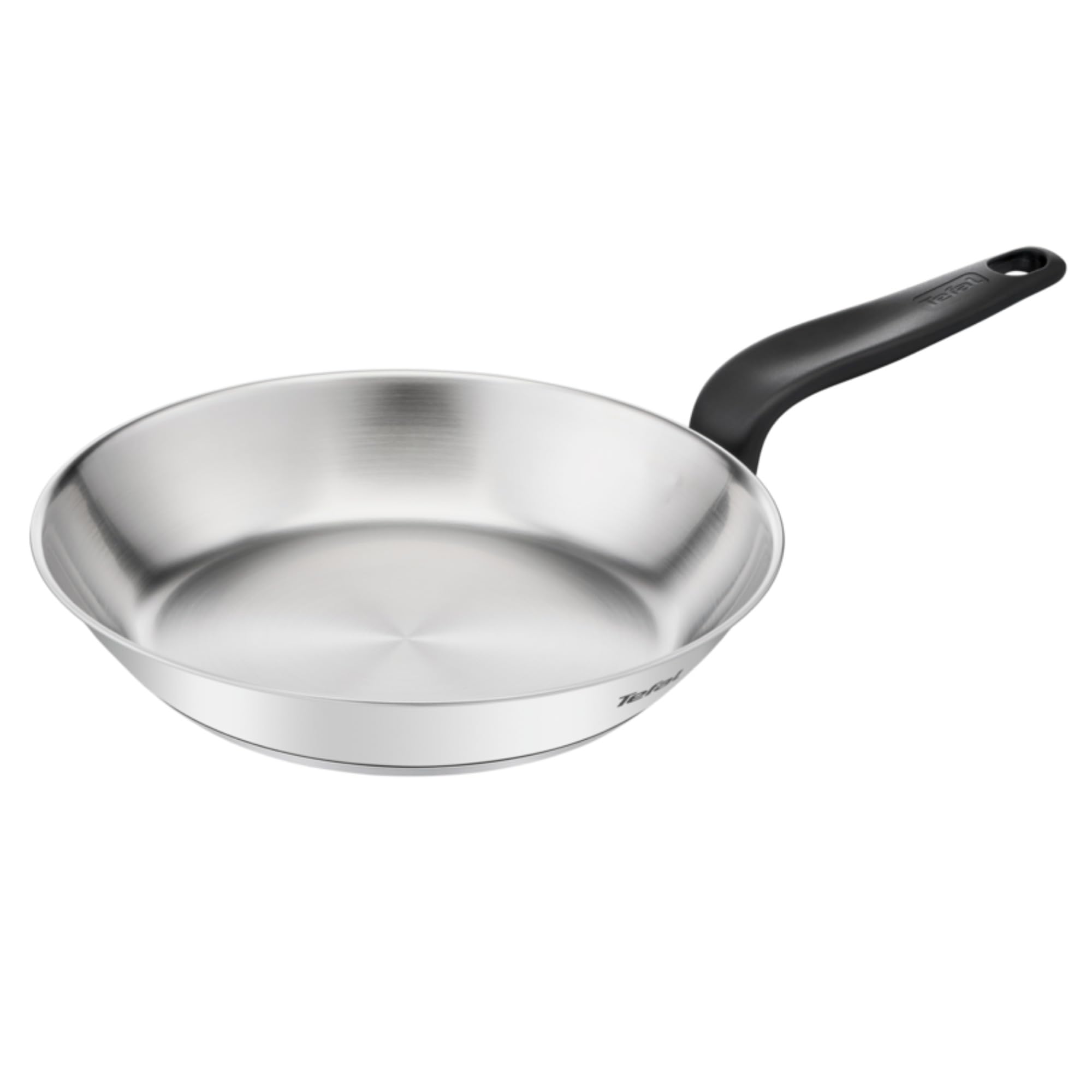 Tefal PRIMARY Sartén 20cm, acero inoxidable de primera calidad con garantía de 10 años, sin recubrimiento, inducción, resultados crujientes, E3080204