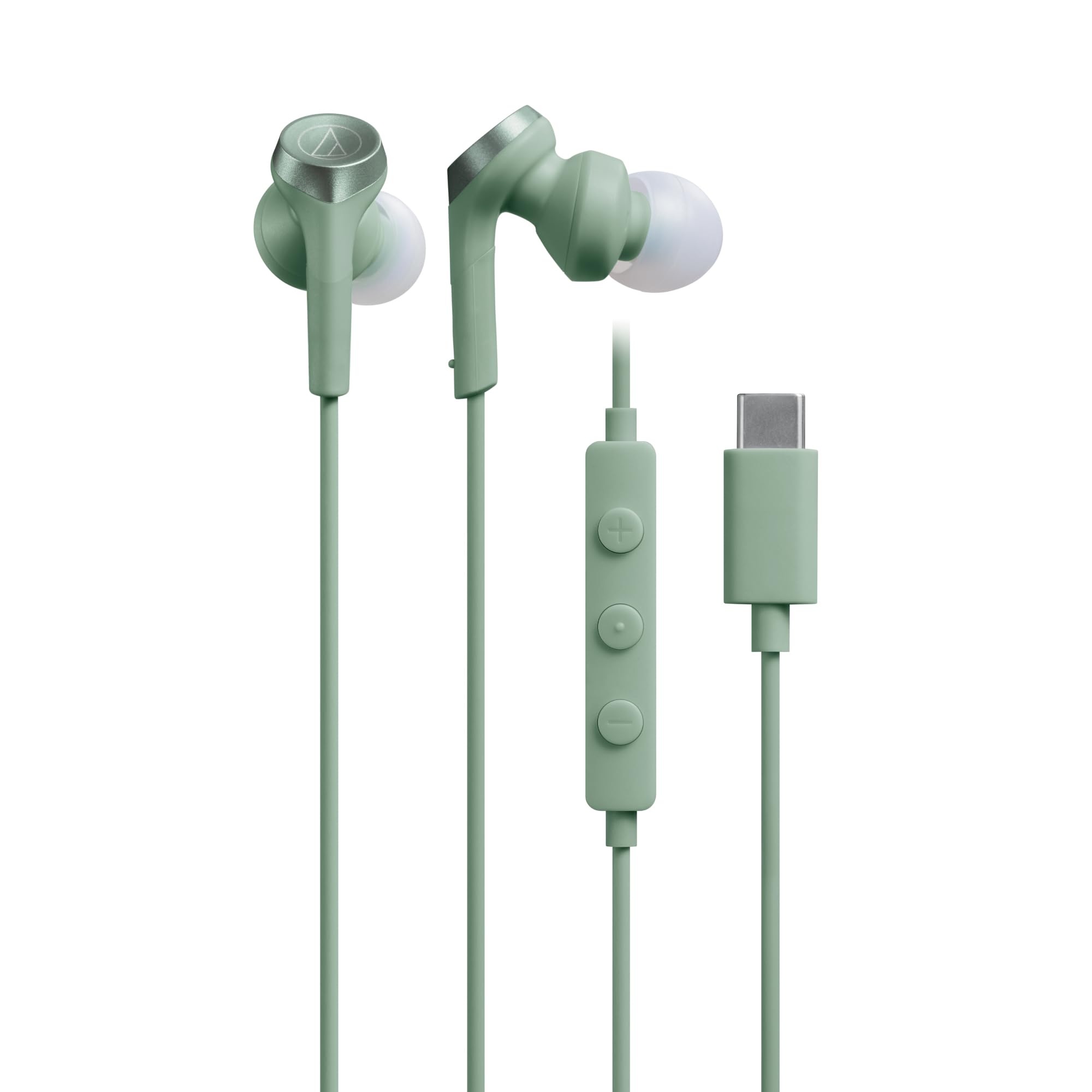 Amazon.co.jp: オーディオテクニカ ATH-CKS330C GRイヤホン 有線 1.2m 