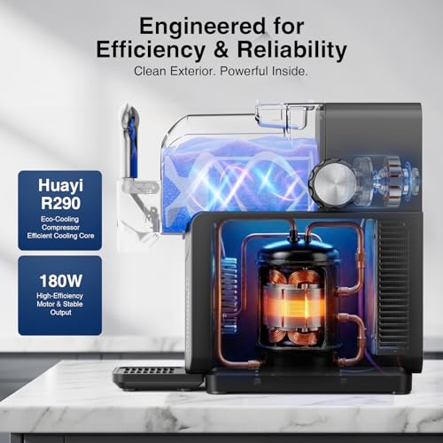 Image of Slushie Machine, No Ice Needed, 85 oz Slushy Machine for Home, 5 Preset Programs & Auto-Clean Mode, Fast Chill Technolog, Frozen Drink Maker (Dark Grey)