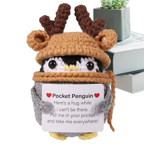 Patata de Vida Positiva, muñeca Positiva Divertida Que Hace Punto,Juguete de Abrazo de Bolsillo navideño de Ganchillo - Muñeco de Peluche de Animales de Ganchillo con Tarjeta de Vida Positiva para Patata de Vida Positiva, muñeca Positiva Divertida Que Hace Punto,Juguete de Abrazo de Bolsillo navideño de Ganchillo - Muñeco de Peluche de Animales de Ganchillo con Tarjeta de Vida Positiva para
