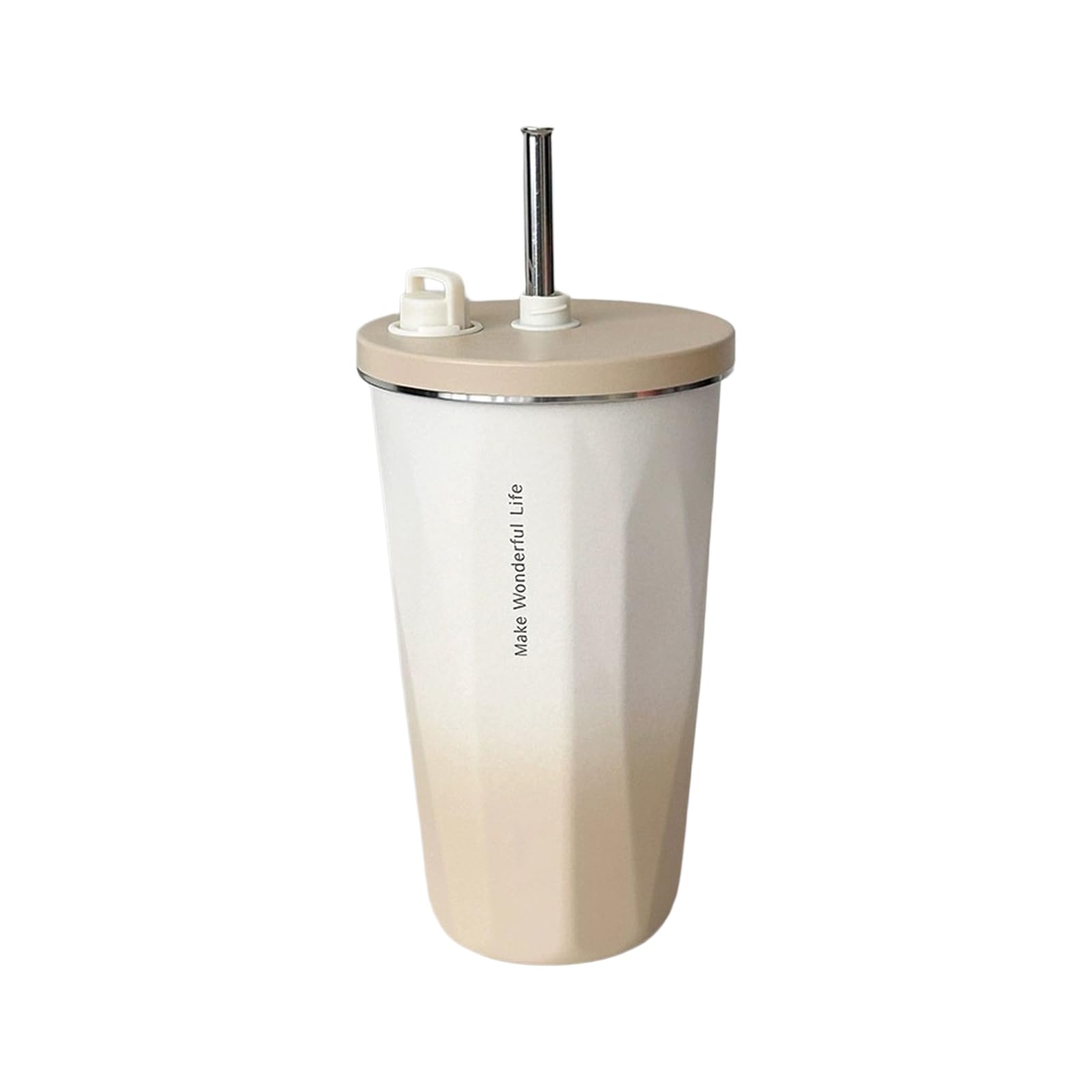 Xinsheinelry Extra Large Stainless Steel Car Cup with Leak Proof Straw Lid Vacuum Insulation Technology Hot Cold Drinkware for Leak Proof Car Cup with Straw for Hot Drink
