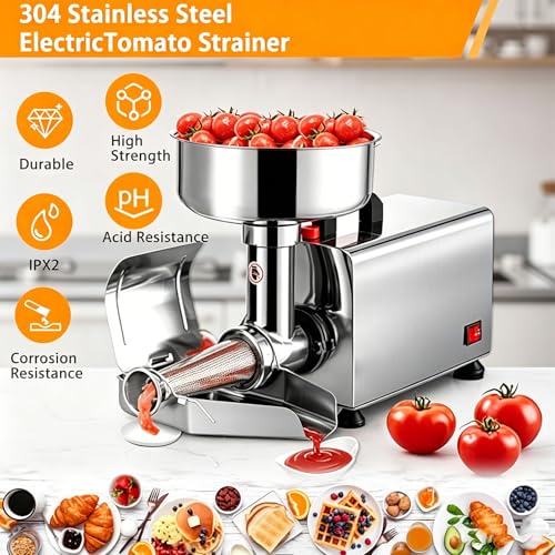 Machine à passer les tomates électrique 450W usage commercial domestique