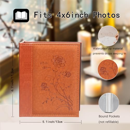 Miaikoe Small Photo Album 6x4 2 Packs, Each Pack Holds 50 Vertical Pictures - Image 2