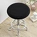 MSFE 4 Housse de Tabouret Rond antidérapantes,Housse de Chaise Ronde Extensible,Lavable Facile d'entretien Doux et Durable,pour Diamètre du Tabouret Rond 30-40cm,pour Chaise de Bureau,Salle à Manger