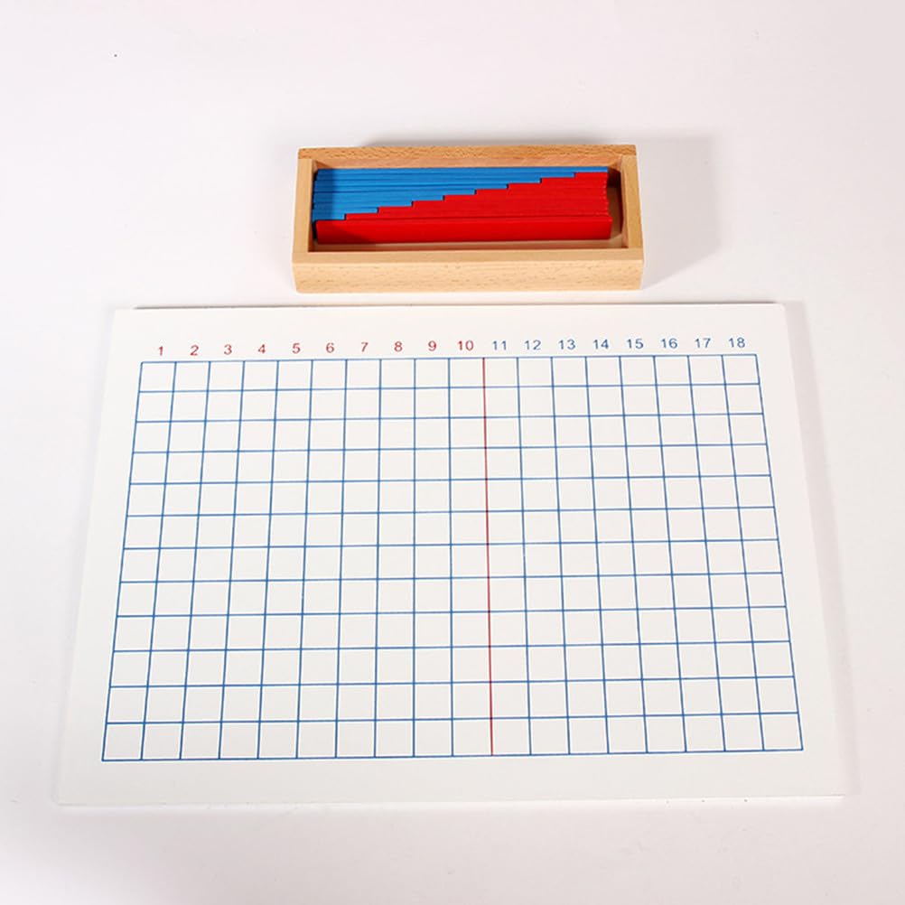 Tableros de Suma y Resta Montessori, Material de Juguetes Matemáticos Montessori para Niños Pequeños