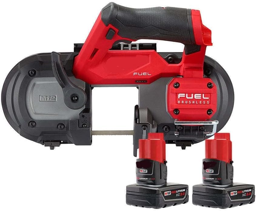 Millwavkee Cutting metal band saw,Band saw,Woodworking band saws,Compatible with Milwaukee 2529-20XC M12 FUEL 12V Cordless Li-Ion Band Saw w/ 3AH Battery Pack