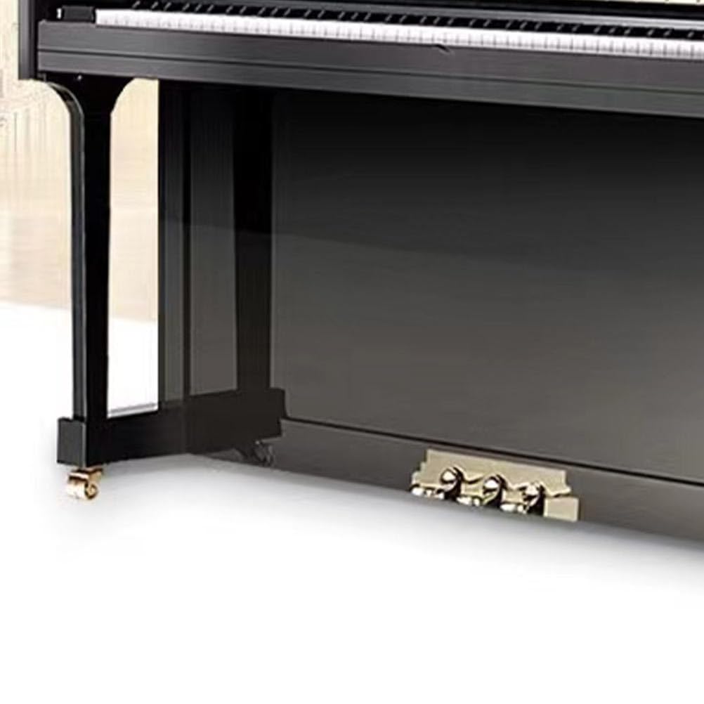 Vaguelly Accessorio Per Pianoforte Verticale 4 Ruote in Ottone Resistente E Pratico Per Movimento Facile Del Piano Con Design Semplice E Stile Retrò Naturale