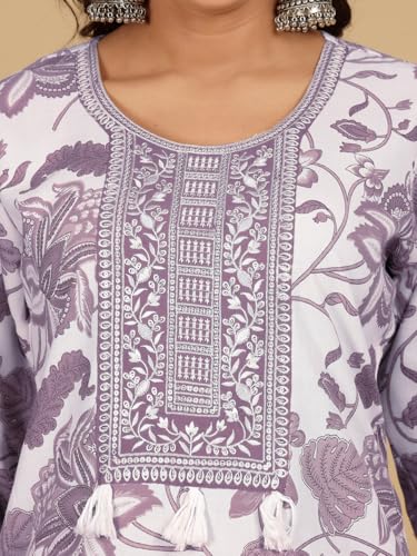 Image of Varanga Women Round Neck Bold Print Co Ord Set