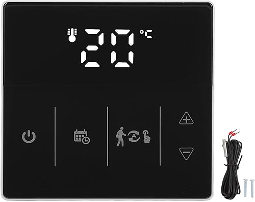Termostato inteligente WiFi, pantalla táctil programable, aplicación de teléfono digital, termostato de control de voz para hogar inteligente,