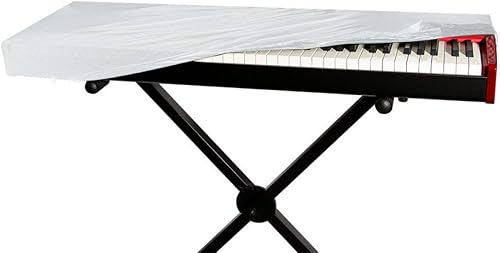 On-Stage - Cubierta antipolvo de teclado de 88 teclas (blanco) (KDA7088W)