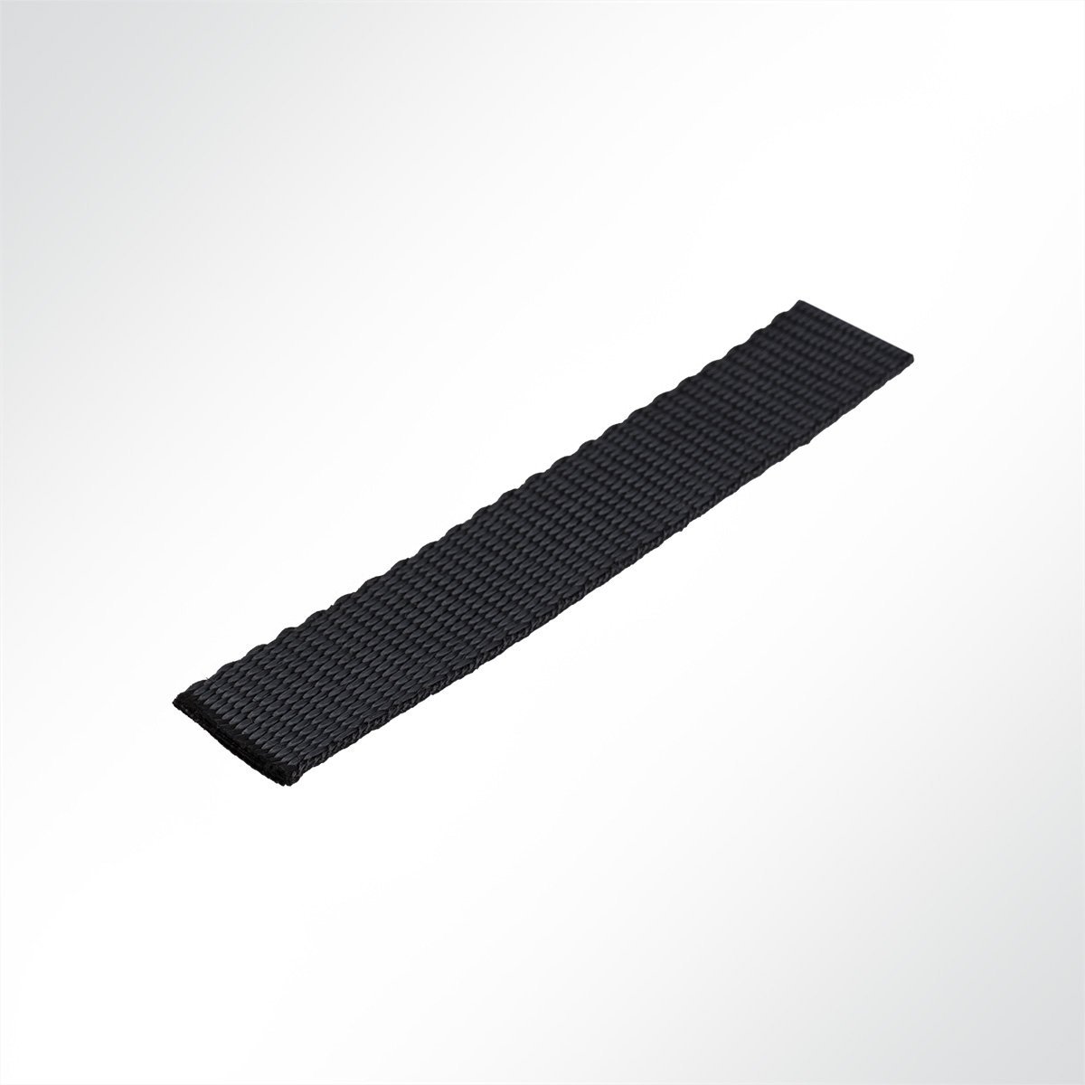 Gurtband Polyester (PES) Breite 25mm Stärke 1mm 1200kg schwarz VE 13m