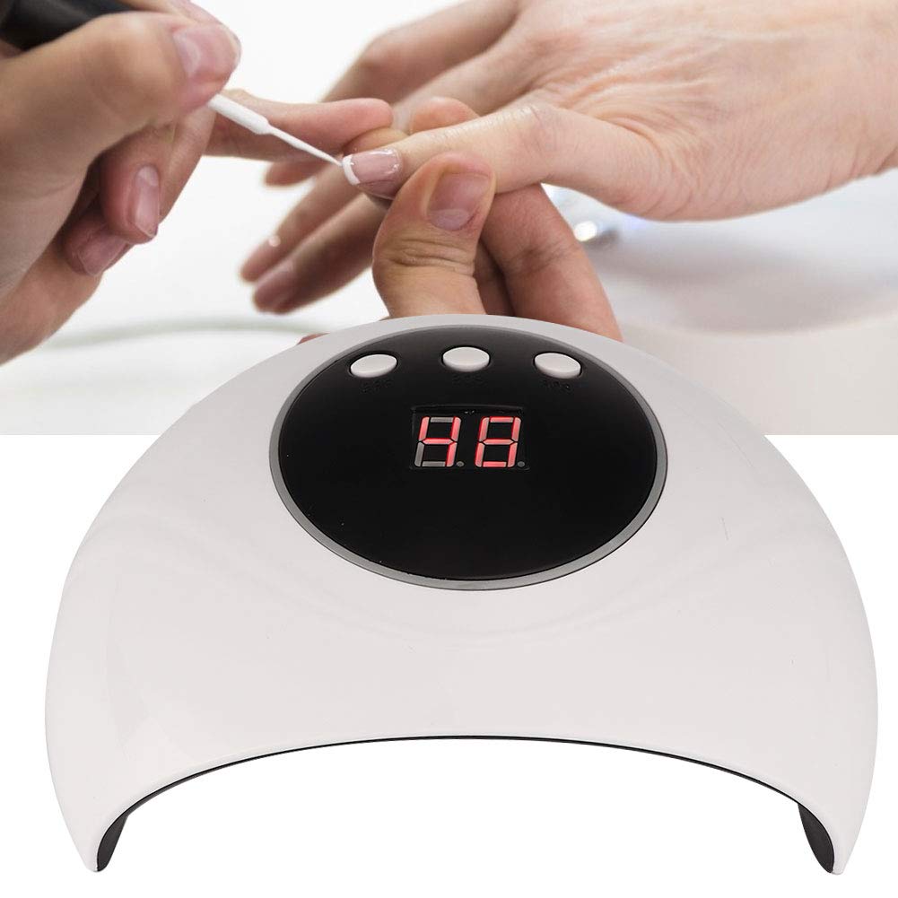 YHNNH, Lampa do suszenia paznokci 36 W, maszyna do utwardzania paznokci Żelowy lakier do paznokci Suszarka Narzędzie do manicure z inteligentną konstrukcją rozrządu do użytku w domu lub w salonie