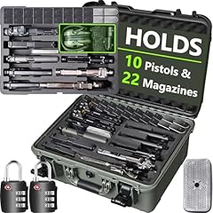 10 Handguns Case & 22 Magazines