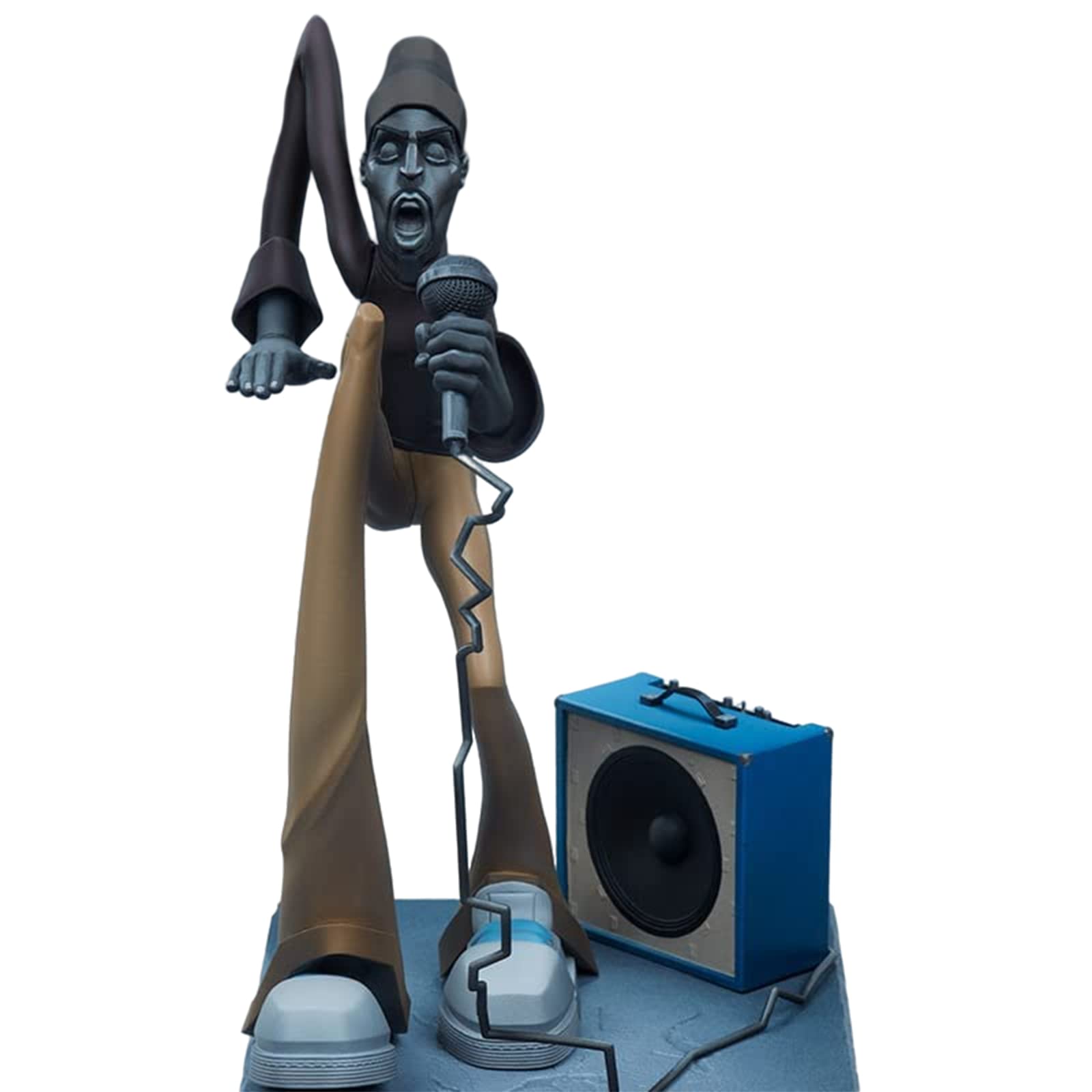 Gonetre Hip Hop Modello Scultura Statua 'artista Statua di Astratta Moderna Statua di Musica Rap Star Scultura in Resina Decorazione del Desktop Figurine Hip Hop, per (Host