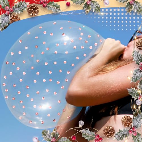 Image of Weysat 30g Mini Softball Clay Slices Baseball Polymer Confetti Red White
