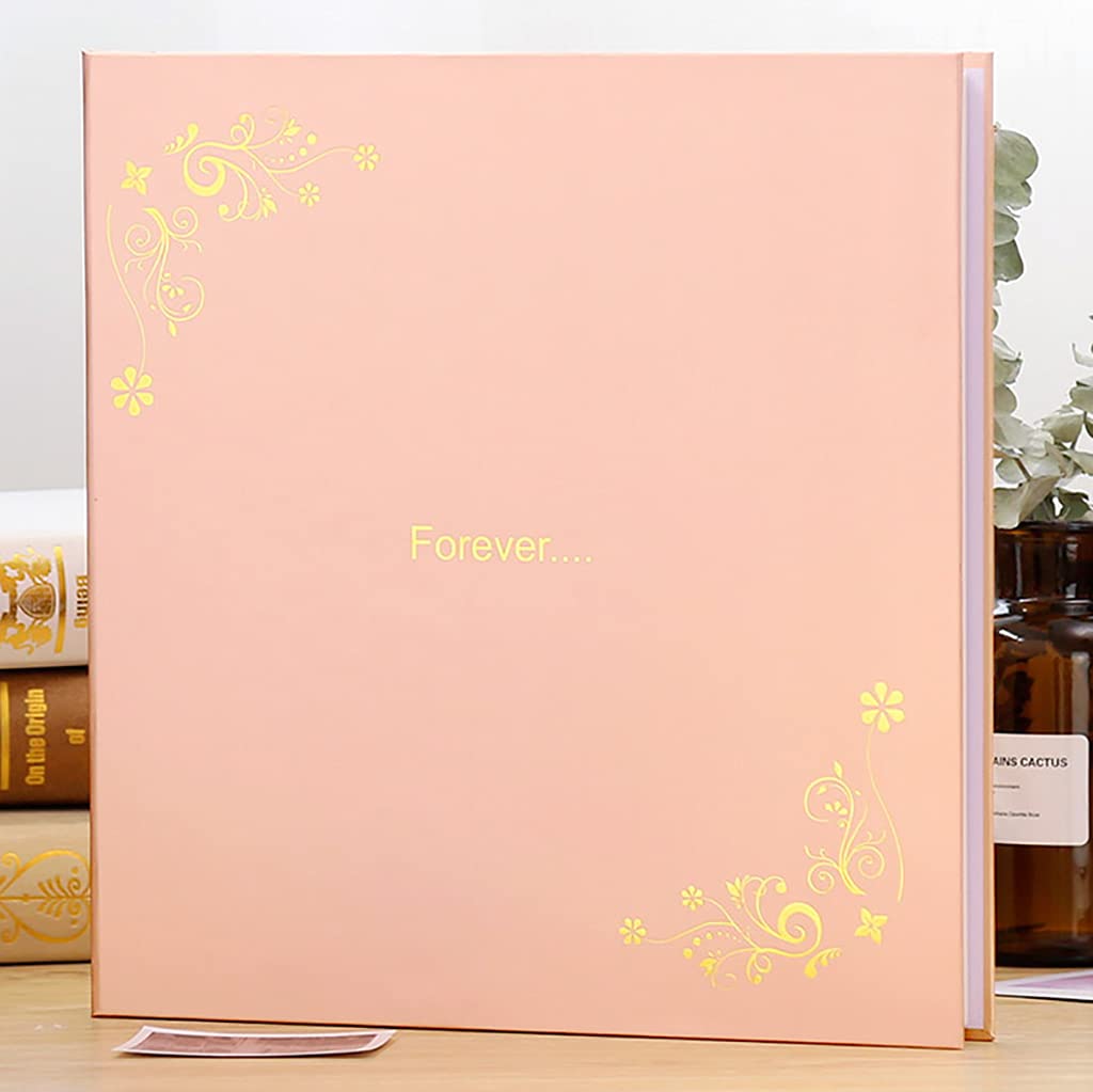 12-calowy album fotograficzny, wklejany do woli, może pomieścić albumy ze zdjęciami o różnych rozmiarach, odpowiednie na rodzinne, rocznice ślubu, wakacje dla dzieci.