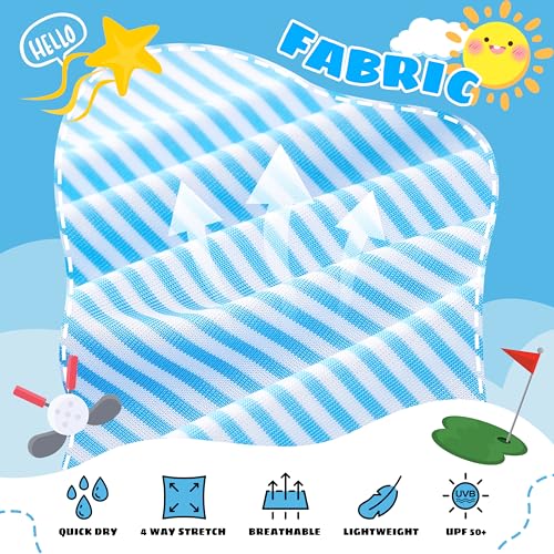 Image of Boys Polo Shirts Short Sleeve Striped Performance Moisture Wicking Dry Fit Golf Shirts for Boys Youth Kids