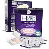 HUSH STRIPS 32 strips-'Made in Korea'Original and Snore Reducing Strips - Improve Sleep Quality with Professional Grade Mouth Strips - Snore Reducing mouth tape- Stop Mouth Breathing with Sleep Strips