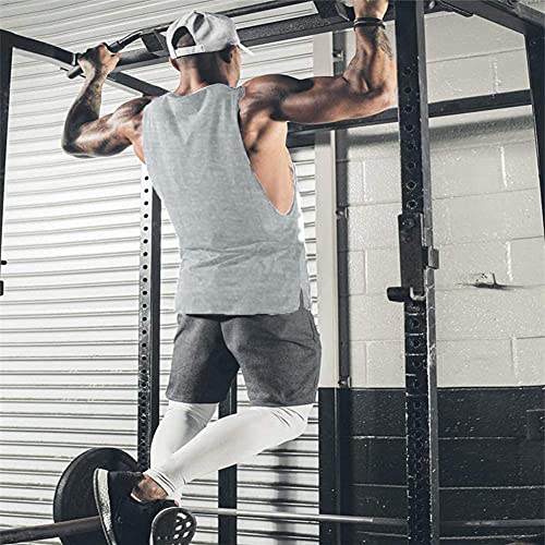 Image of COOFANDY Men Workout Tank Top 2 Pack Gym Bodybuilding Sleeveless Muscle T Shirts