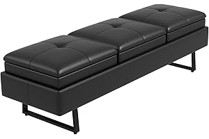 Kinbor PU Leather Reception Bench: Comfort and Style for Your Lobby