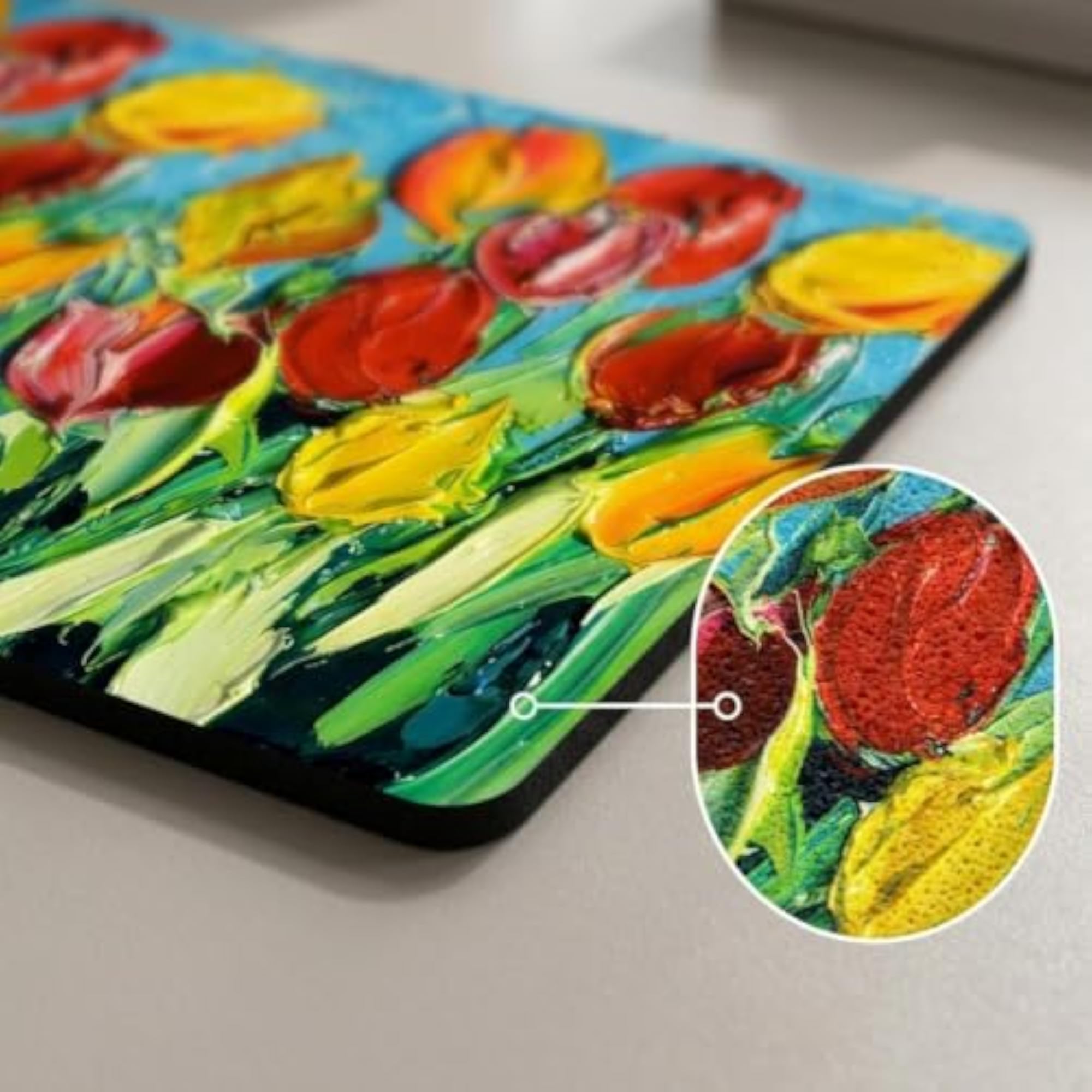Floral Diatomaceous Earth Dish Drying Mat 30*50cm